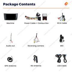 Mercedes-Benz W211 - 8" Radio m. Apple CarPlay og Android Auto – Bilmedie.dk