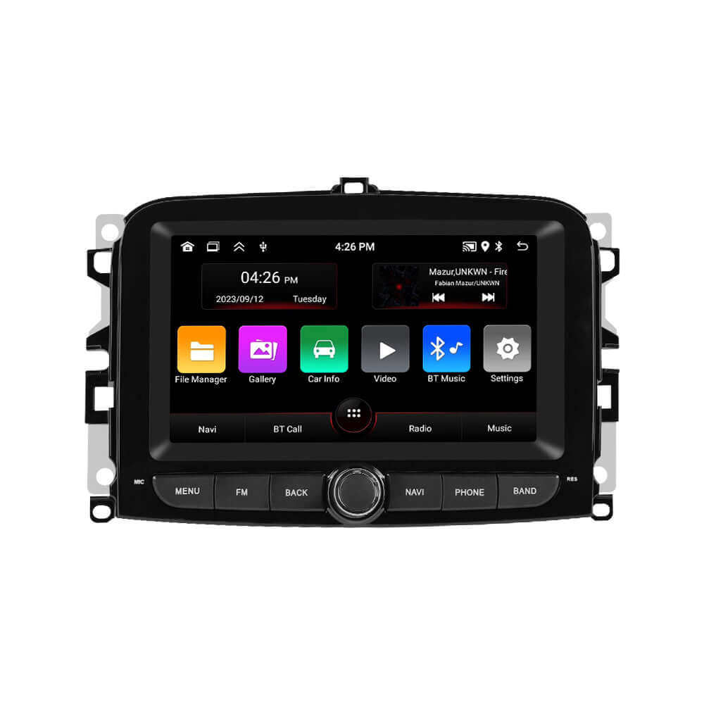 Fiat 500L 13-19 – 7" Radio m. Apple CarPlay og Android Auto med touchscreen interface