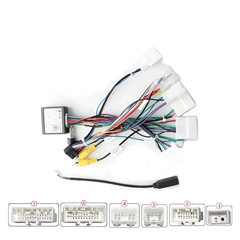 Radiokabel til Toyota m. Canbus og org. kamera til Bilmedies radioer, egnet til flere Toyota-modeller.