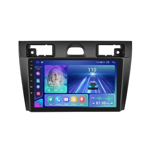 Ford Fiesta 06-11 - 9" Radio m. Apple CarPlay og Android Auto – Bilmedie.dk