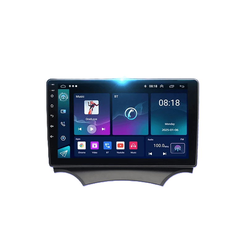 Ford Ka 08-12 – 9" Radio m. Apple CarPlay og Android Auto tilpasset bilens instrumentbord.