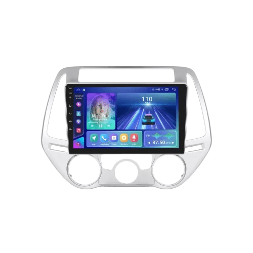 Hyundai I20 12-14 - 9" Radio m. Apple CarPlay og Android Auto – Bilmedie.dk