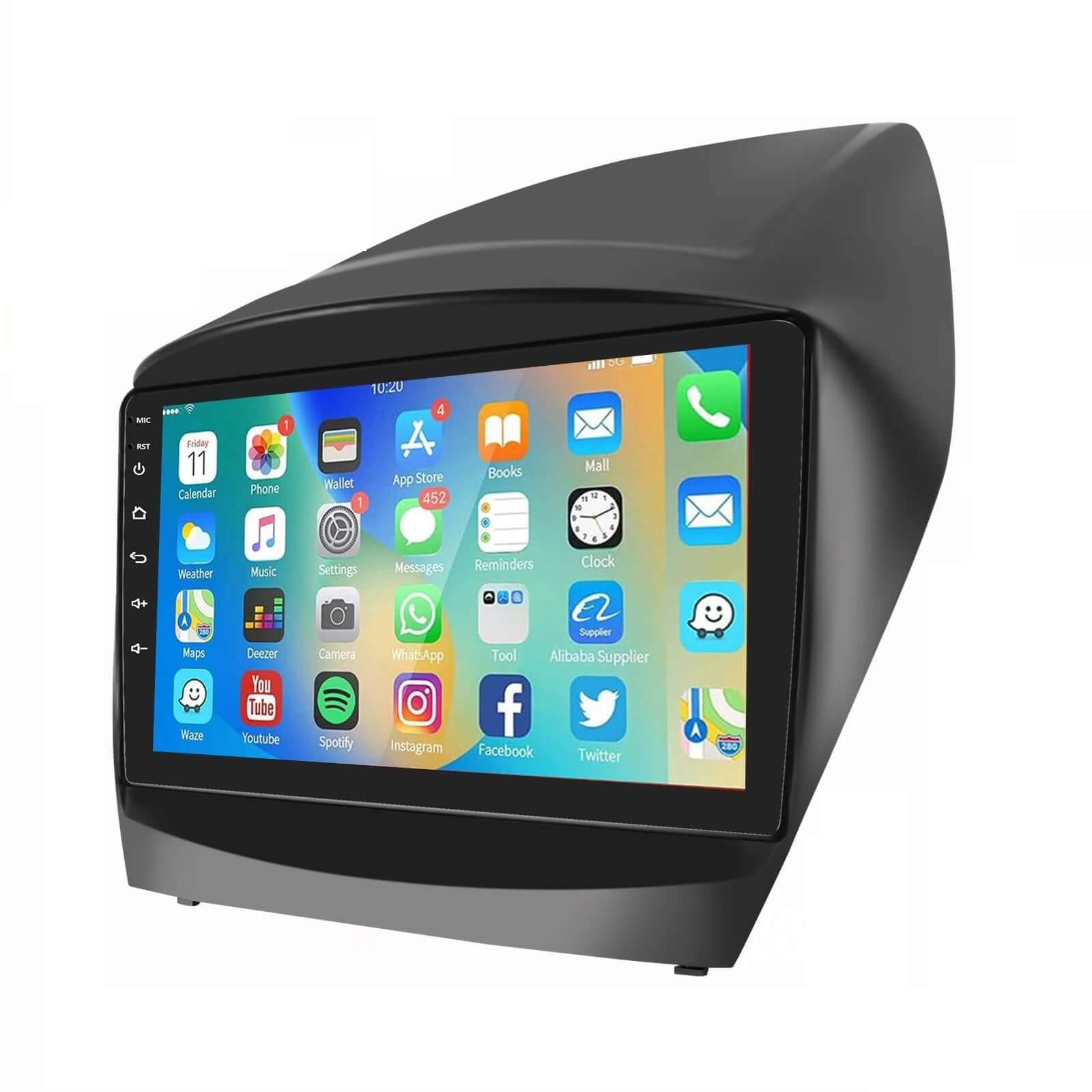 Hyundai IX35 09-15 - 9" Radio m. Apple CarPlay og Android Auto – Bilmedie.dk