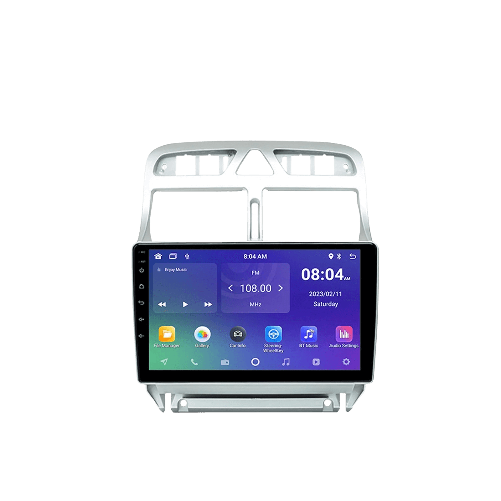 Peugeot 307 02-13 - 9" Radio m. Apple CarPlay og Android Auto – Bilmedie.dk