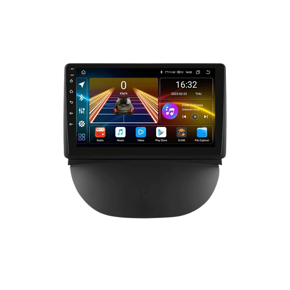 Renault Symbol 03-08 - 9" Radio m. Apple CarPlay og Android Auto - produktbillede med moderne funktioner.