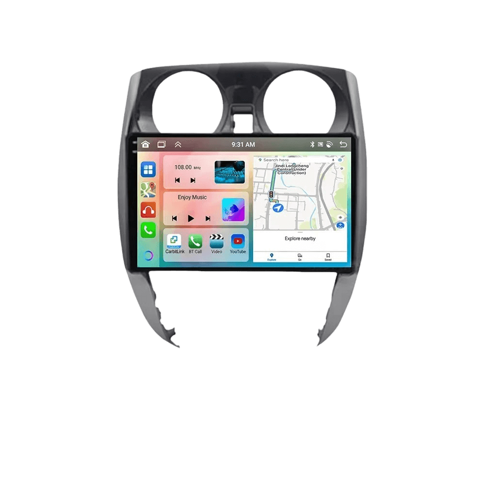 Nissan Note 12-19 - 10,1" Radio m. Apple CarPlay og Android Auto – Bilmedie.dk