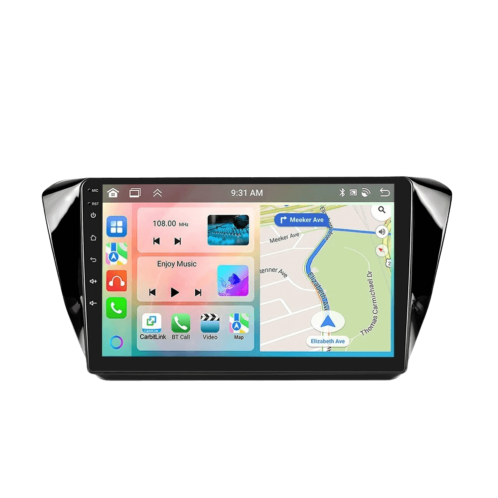 Skoda Superb 15-19 - 10,1" Radio m. Apple CarPlay og Android Auto – Bilmedie.dk