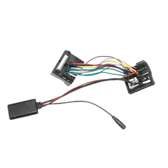 Bluetooth Adapter – VW (Passat, Touareg, Touran mm) og Skoda kabeltilslutning med farvede ledninger.