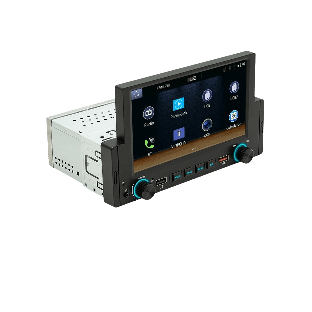 Universel - 6,2" 1-din radio m. Apple Carplay og Android Auto – Bilmedie.dk