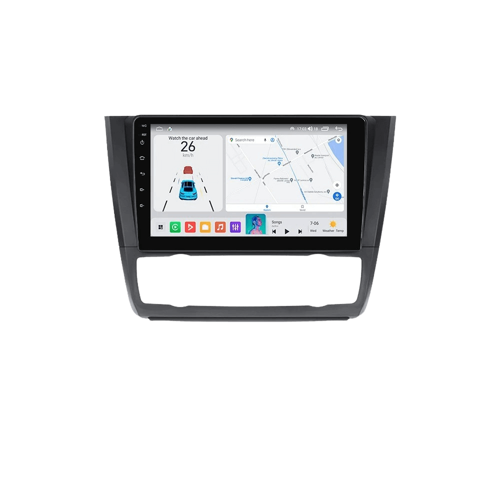 BMW 1-serie 04-11 - 9" Radio m. Apple CarPlay og Android Auto – Bilmedie.dk